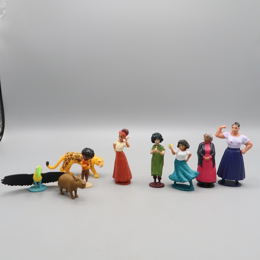 Disney Encanto‎ PVC Figures Cake Topper Mixed Lot Of 9